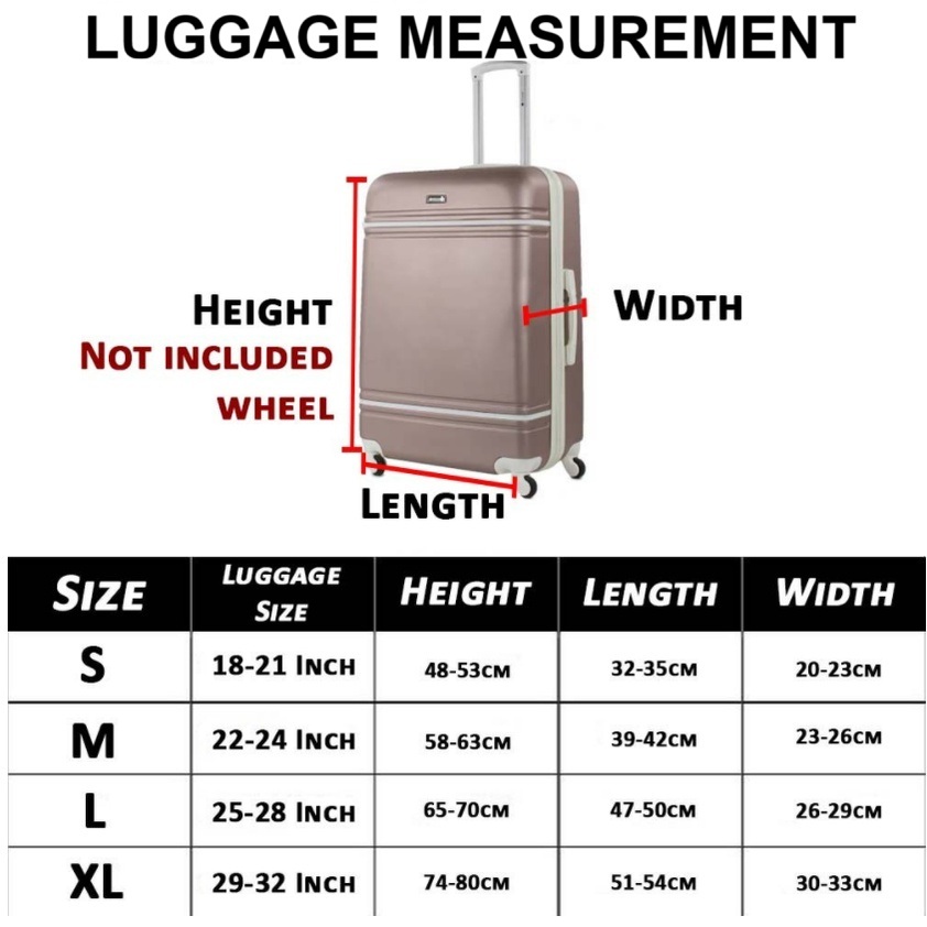 Elastic Luggage Protector Suitcase Luggage Protective Cover Dust Proof Case Protector Ready Stock KL - Image 9