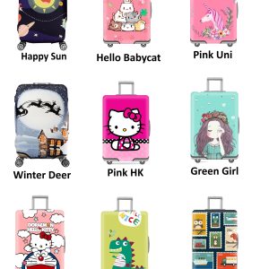 Extra Thick Material Cartoon Pattern Luggage Protector Travel Suitcase Bag Cover ReadyStock KL HH175