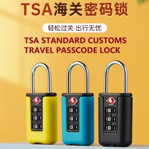 TSA Approved 3-Digit Combination Luggage Lock – Durable Zinc Alloy Travel Password Lock (Colorful) – LL26